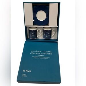 de Young Museum Tea Cup Set Van Gogh, Gauguin, Cezanne and Beyond Starry Night
